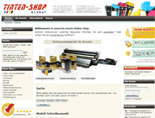 Tablet Screenshot of druckerpatronen-guenstig.de